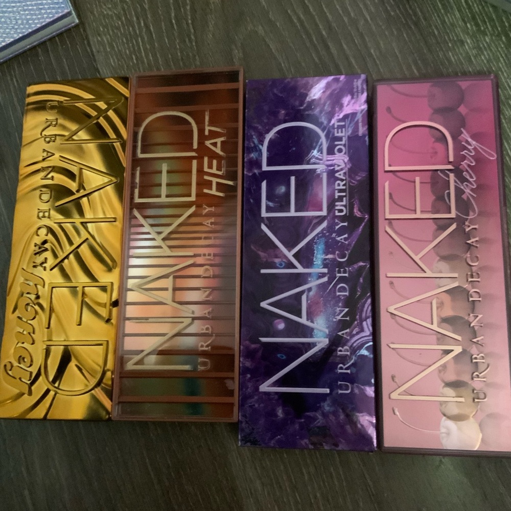 Naked eyeshadow bundle- heat, cherry, honey, ultraviolet